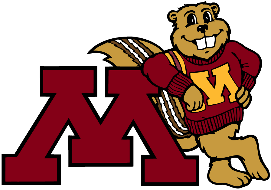 Minnesota Golden Gophers 1986-Pres Mascot Logo 19 vinyl decal